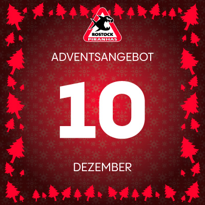 Adventsangebot am 10.12.2025 im Piranhas Rostock Onlineshop