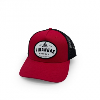 Piranhas - Trucker Cap - red - Vorsicht Bissig